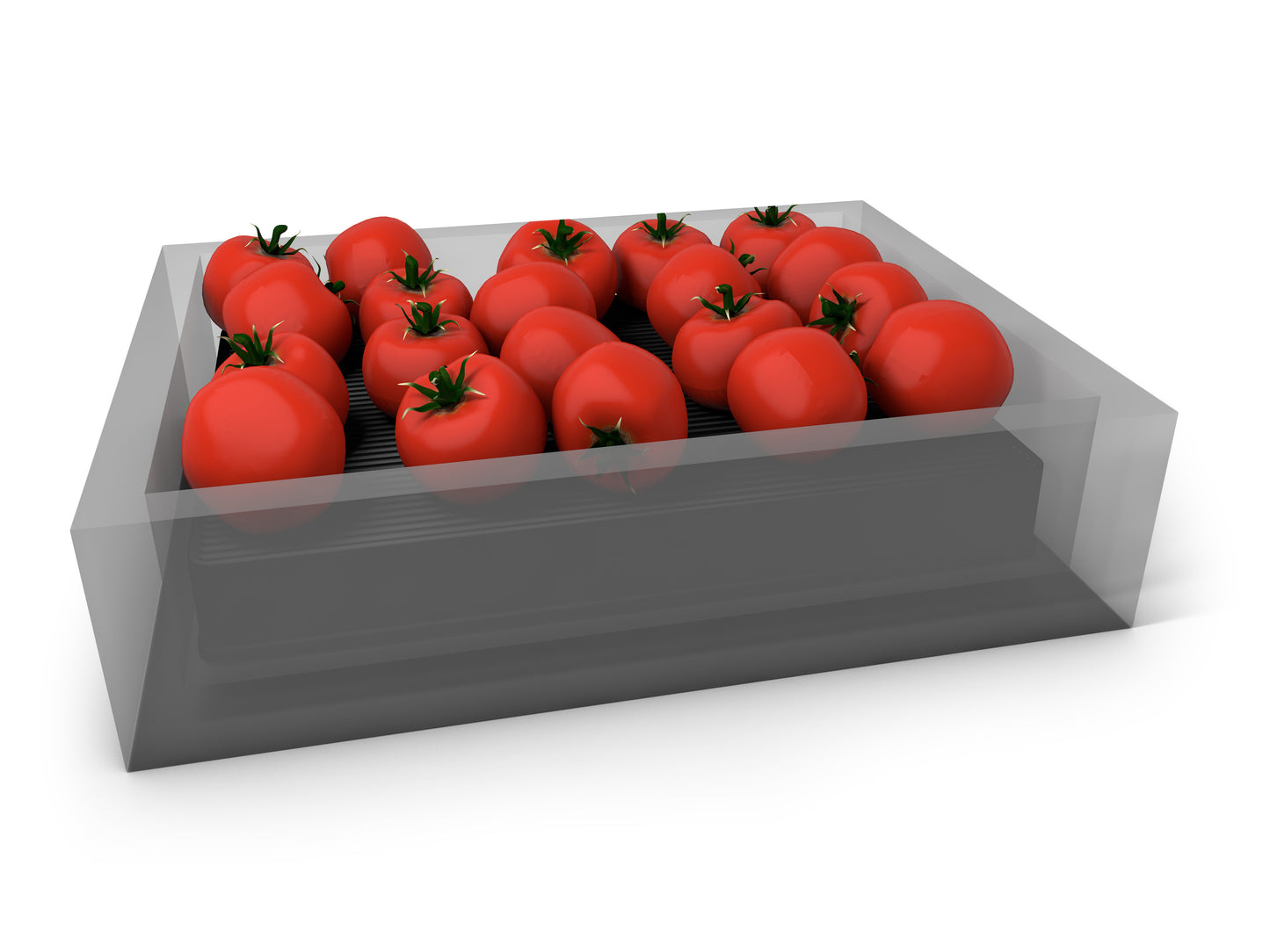 Einleger schwarz für Obst- / Gemüsekisten Ifco