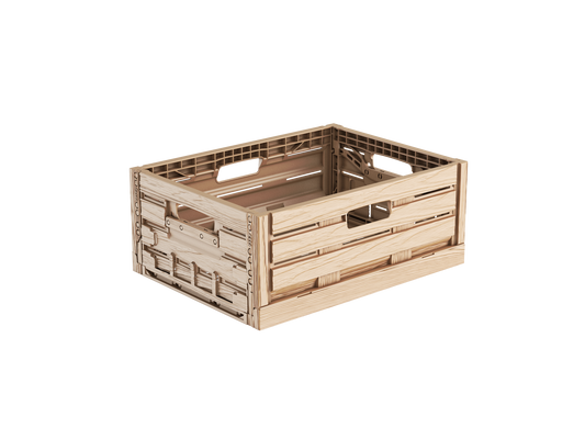 Klappbox in Holzoptik 40x30x16 cm