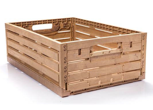 Klappbox in Holzoptik 60x40x19 cm
