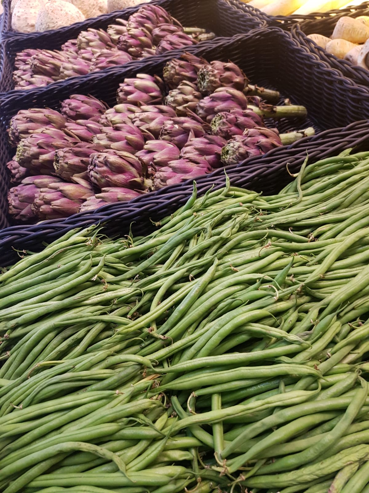 Rattan Korb Premium 60x40x10 cm