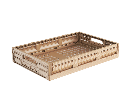 Klappbox in Holzoptik 60x40x12 cm