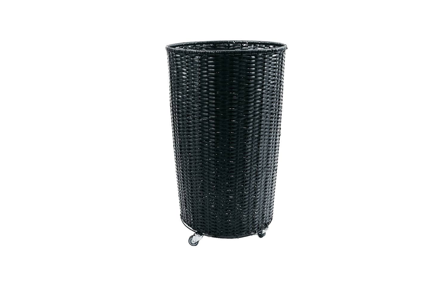 Standkorb Rattan 90 cm - INKL. Rollen