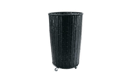 Standkorb Rattan 90 cm - INKL. Rollen