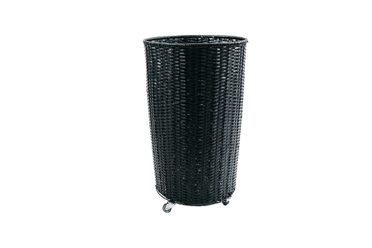 Standkorb Rattan 90 cm - INKL. Rollen