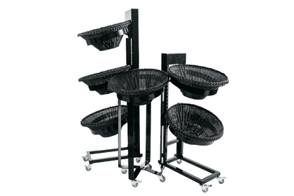 Mobiler Verkaufsständer Rattan 1er