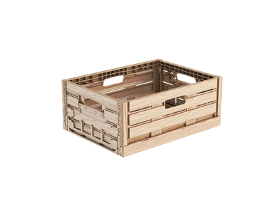Klappbox in Holzoptik 40x30x16 cm