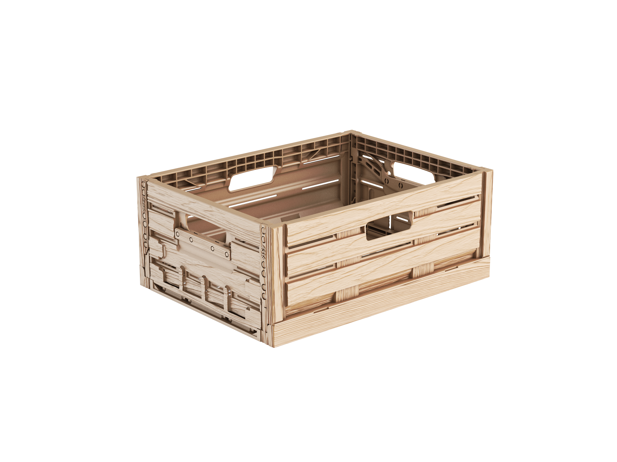 Klappbox in Holzoptik 40x30x16 cm