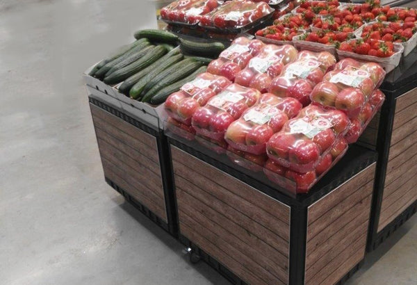 Smart-Display schwarz 40 cm ohne Logo/Druck auf Rollen