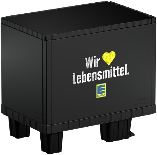 Smart-Display Druck EDEKA schwarz 55 cm mit Kufen