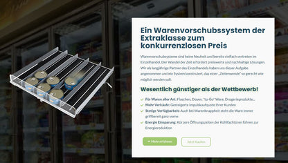 Eco Shelf Warenvorschubsystem 62x39 cm