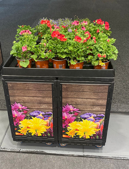 Blumenwanne schwarz 1200 x 800 mm