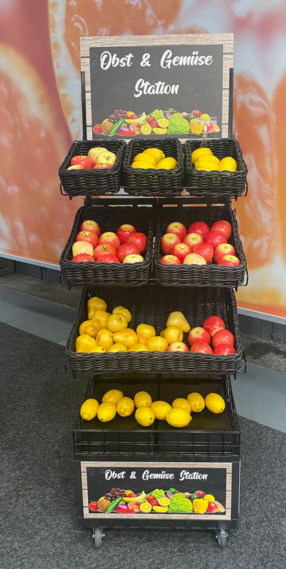 Rattan Korb 60x40x10 cm