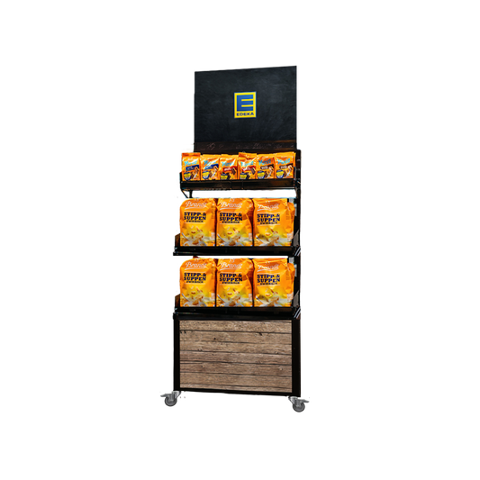 Mobiler Verkaufsständer Concept Trockensortiment (für niedrige Gondelköpfe)