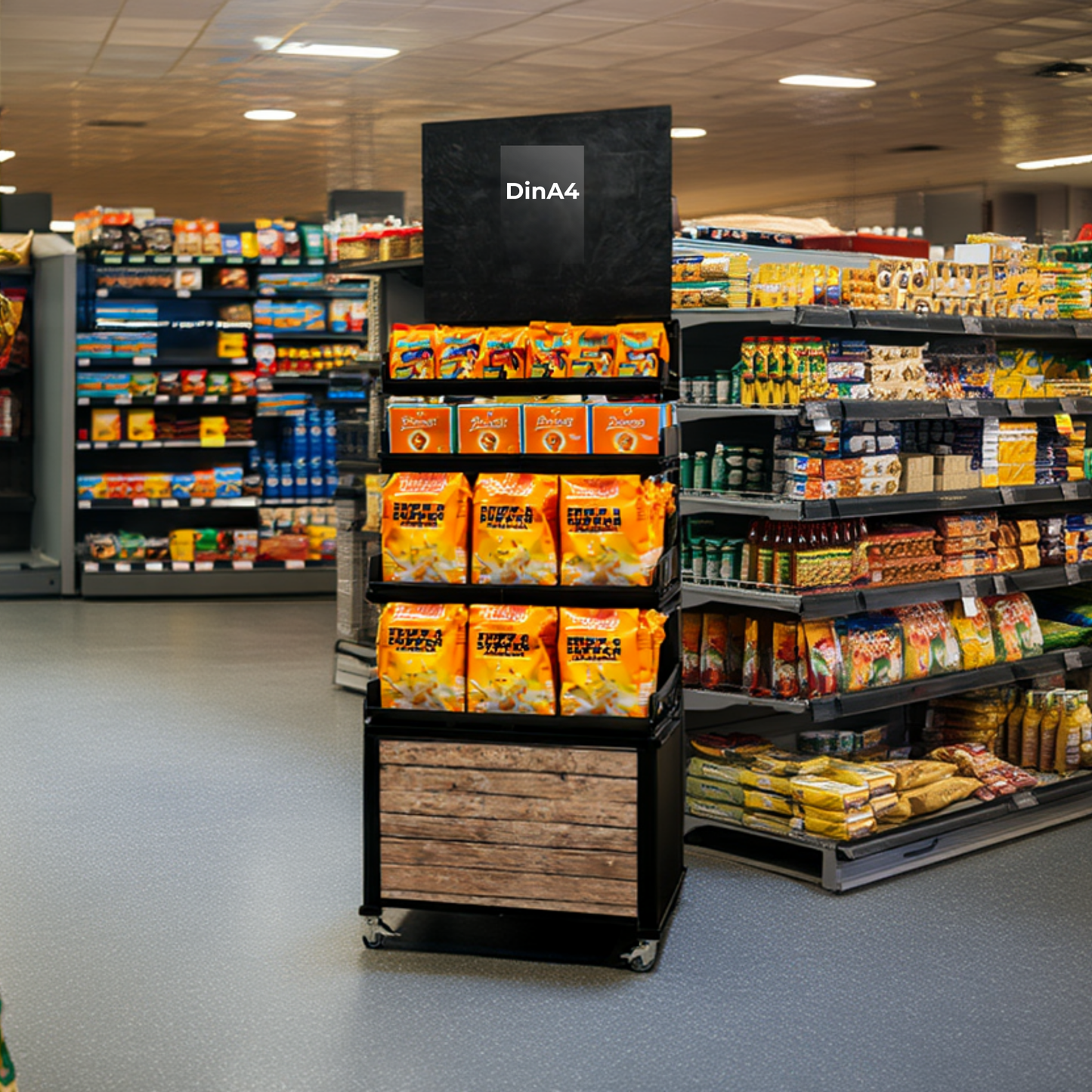 Mobiler Verkaufsständer Concept Trockensortiment