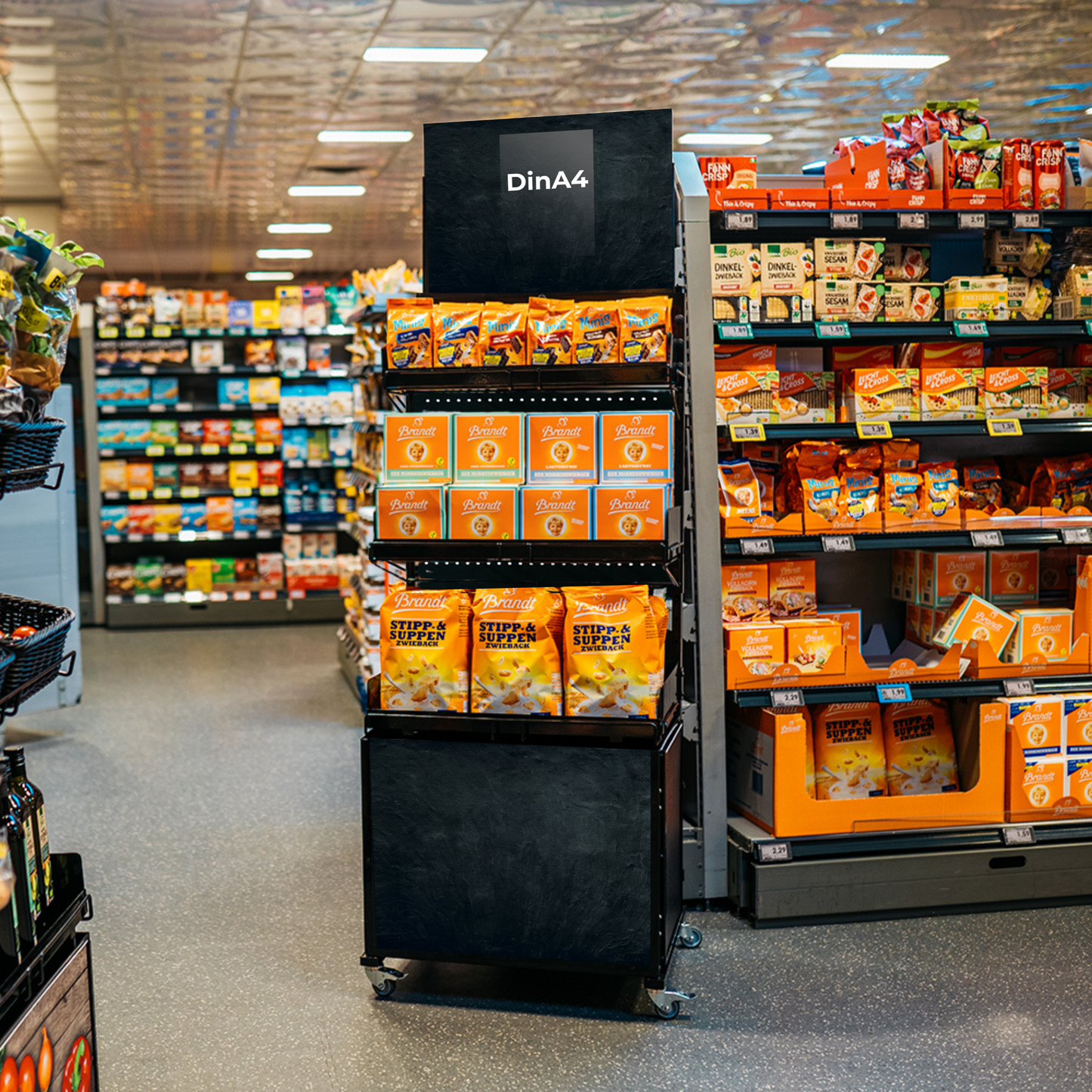 Mobiler Verkaufsständer Concept Trockensortiment
