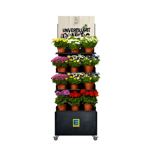 Mobiler Verkaufsständer Concept, Topfpflanzen (für Wand-Platzierungen)