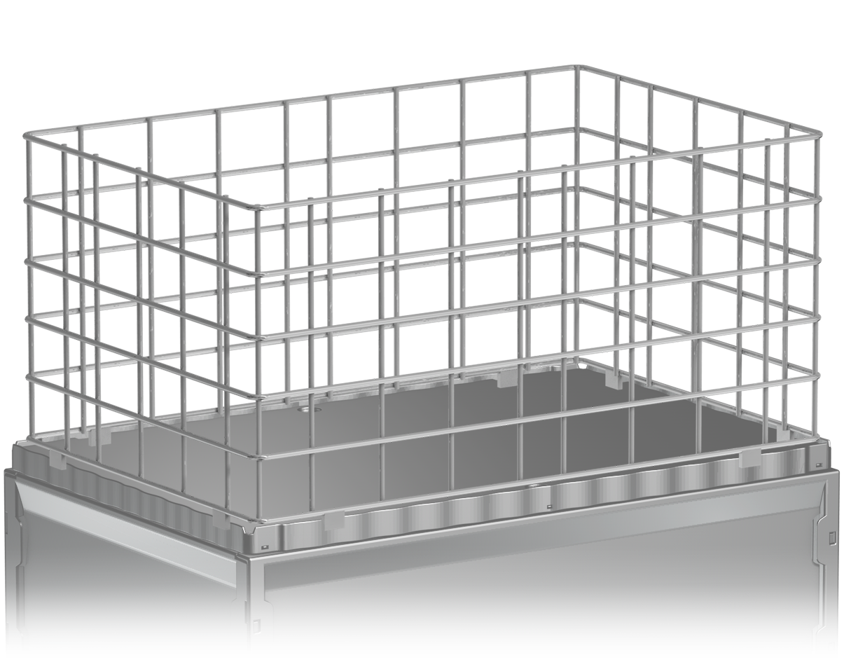 Metallkorb 59x39x30 cm