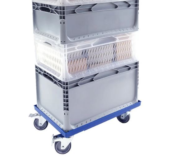 Eurobox-Rollwagen blau 60x40