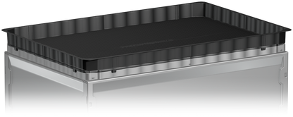 Blumenwanne schwarz 590x380x30 mm