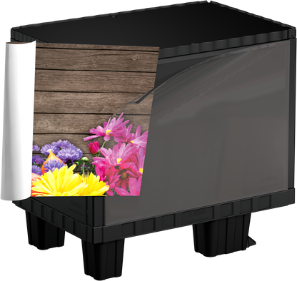 Smart-Display schwarz 55 cm ohne Logo/Druck mit Kufen