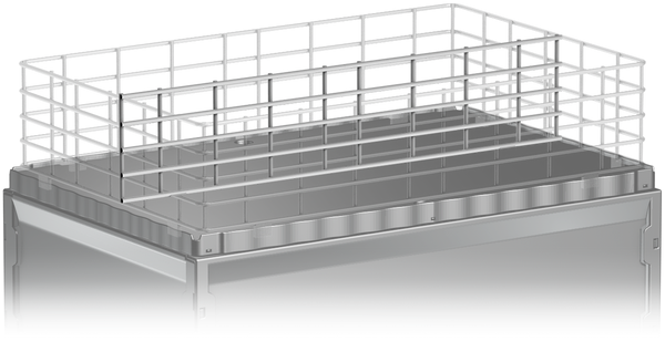 Metallabtrenner groß 59x15 cm für Metallkörbe