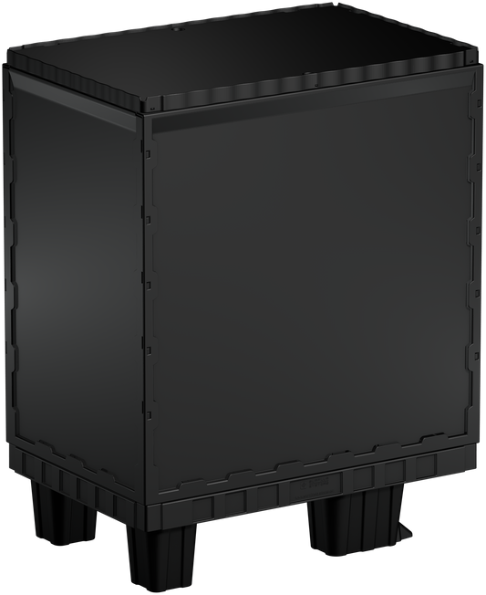 Smart-Display schwarz 75 cm ohne Logo/Druck mit Kufen