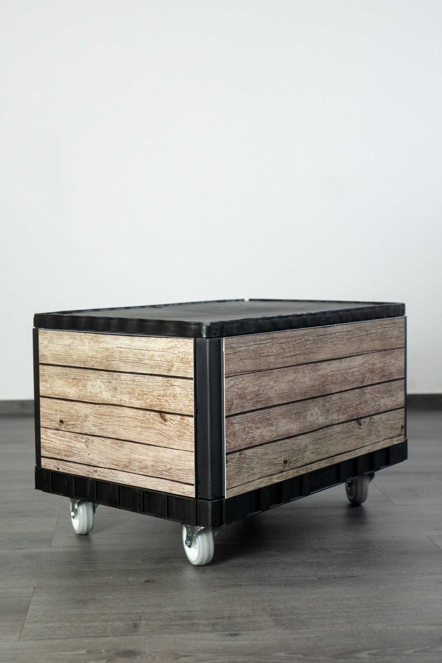 Promotion-Einschieber f. 40er Display breit 2er-Set "Holzoptik"