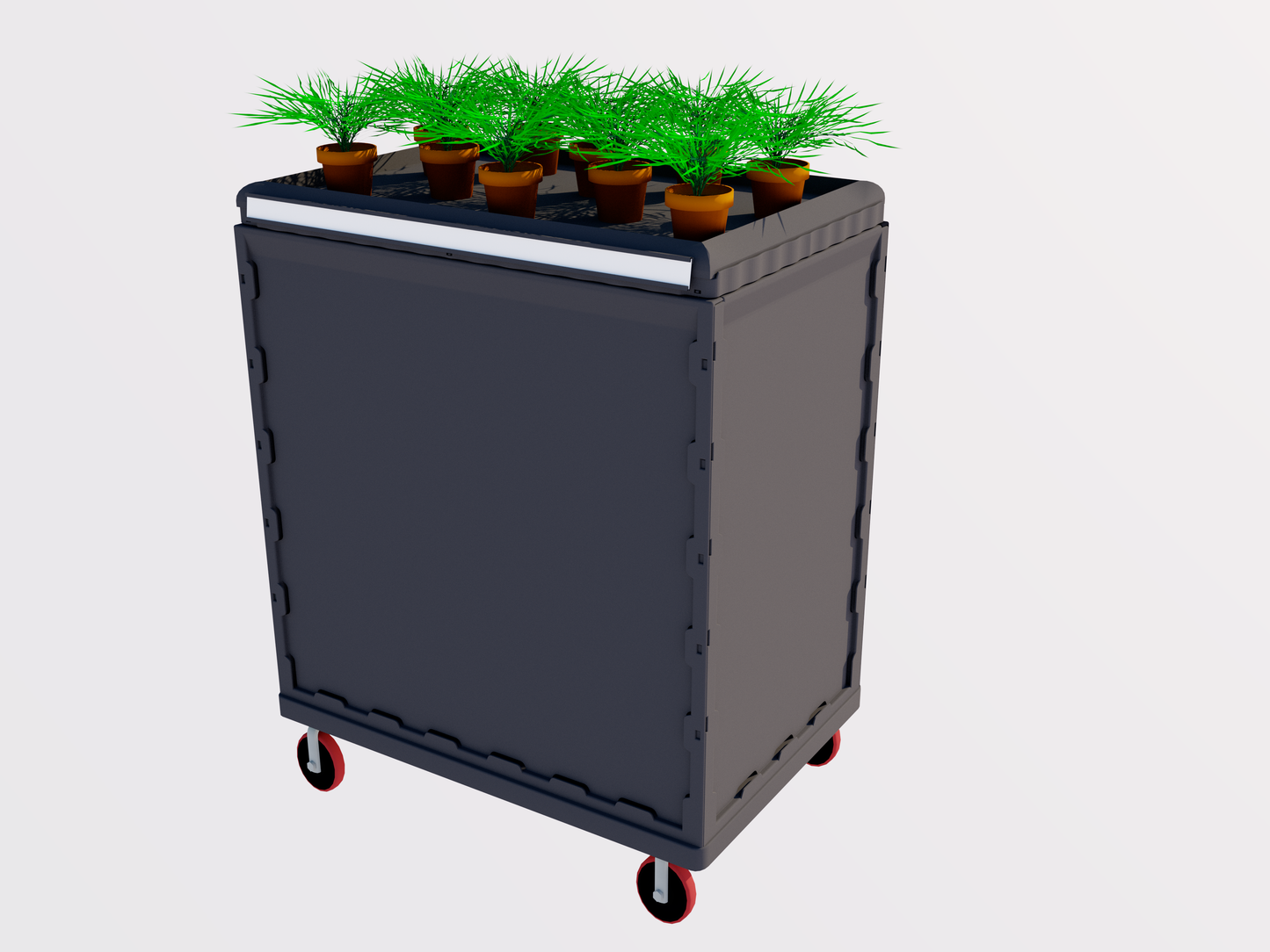 Blumenwanne schwarz 600 x 400 mm